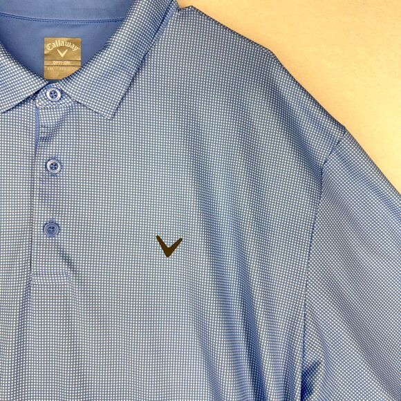 Callaway Opti-Dri Mens Performance Moisture Wicking Golf Polo Size XXL - Picture 4 of 9